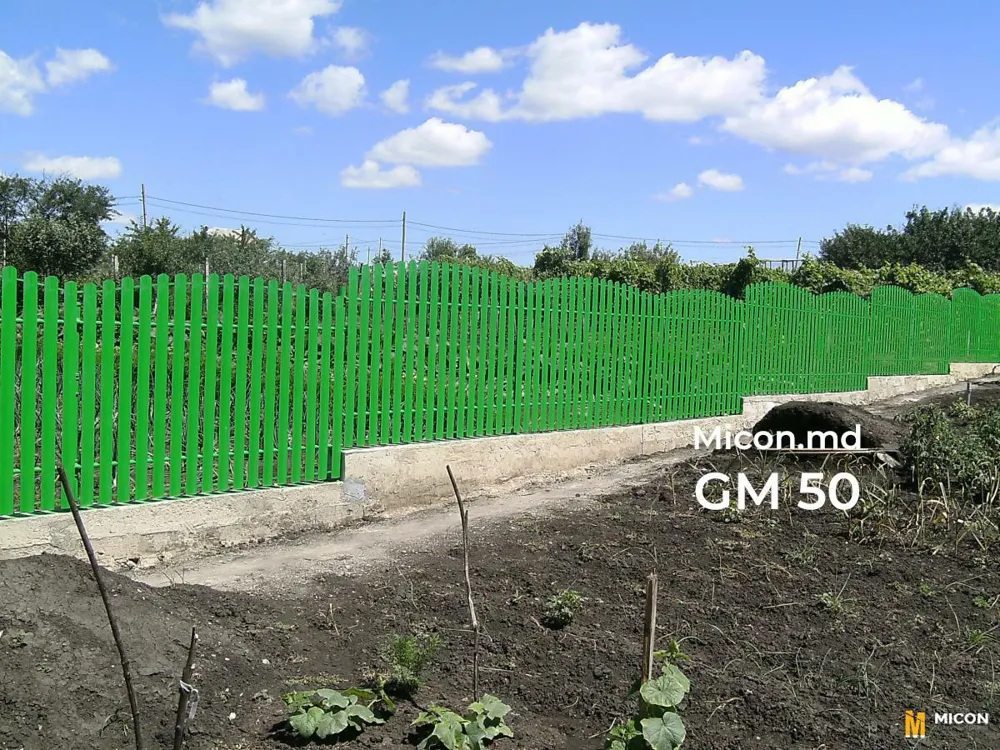 Garduri din ștachetă metalică · GM 50