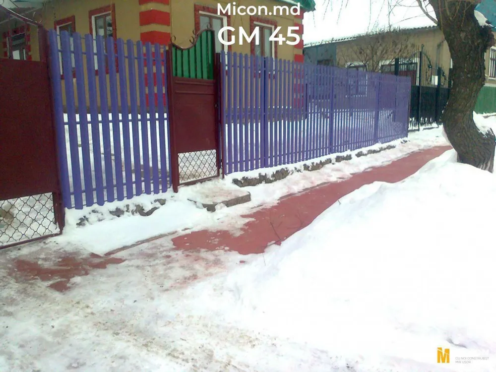 Garduri din ștachetă metalică · GM 45