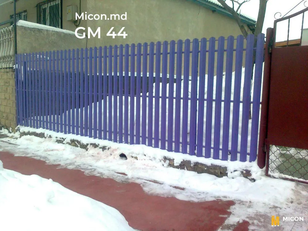 Garduri din ștachetă metalică · GM 44