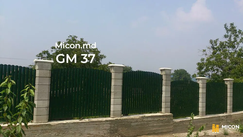 Garduri din ștachetă metalică · GM 37