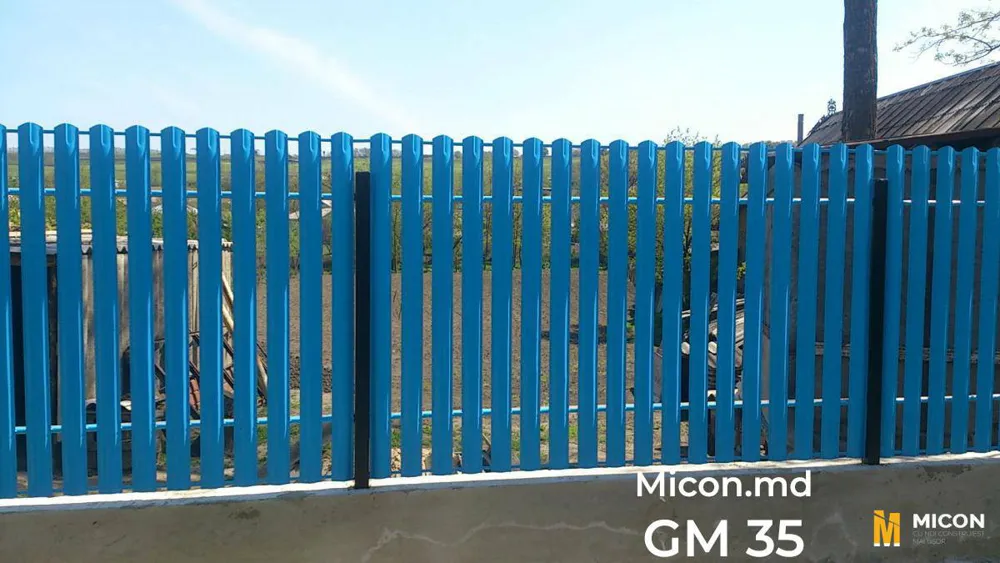 Garduri din ștachetă metalică · GM 35
