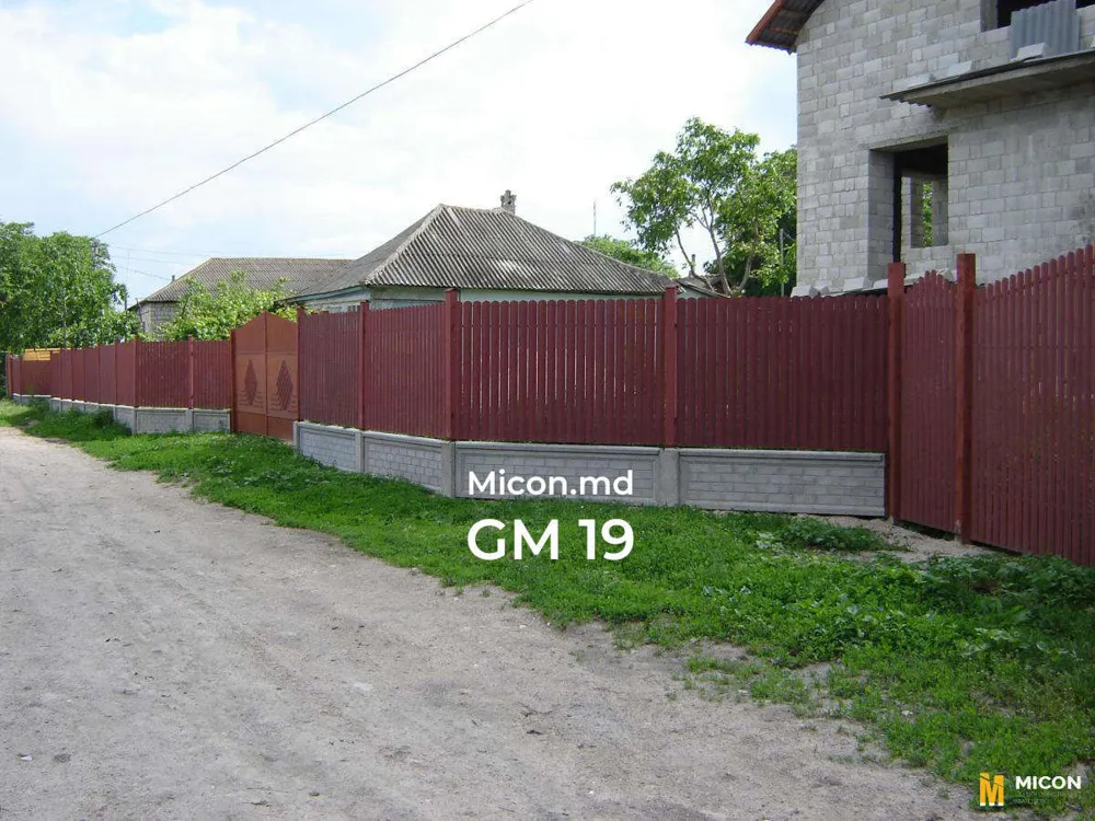 Garduri din ștachetă metalică · GM 19