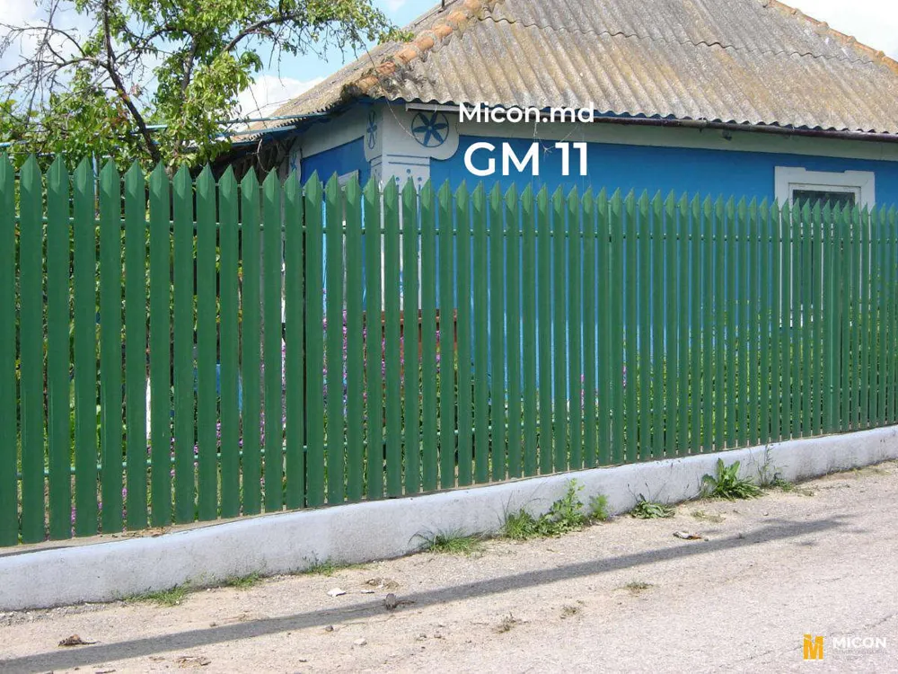 Garduri din ștachetă metalică · GM 11