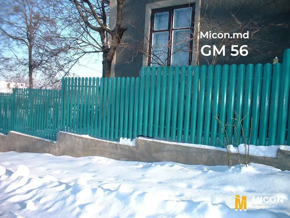 Garduri din ștachetă metalică · GM 56