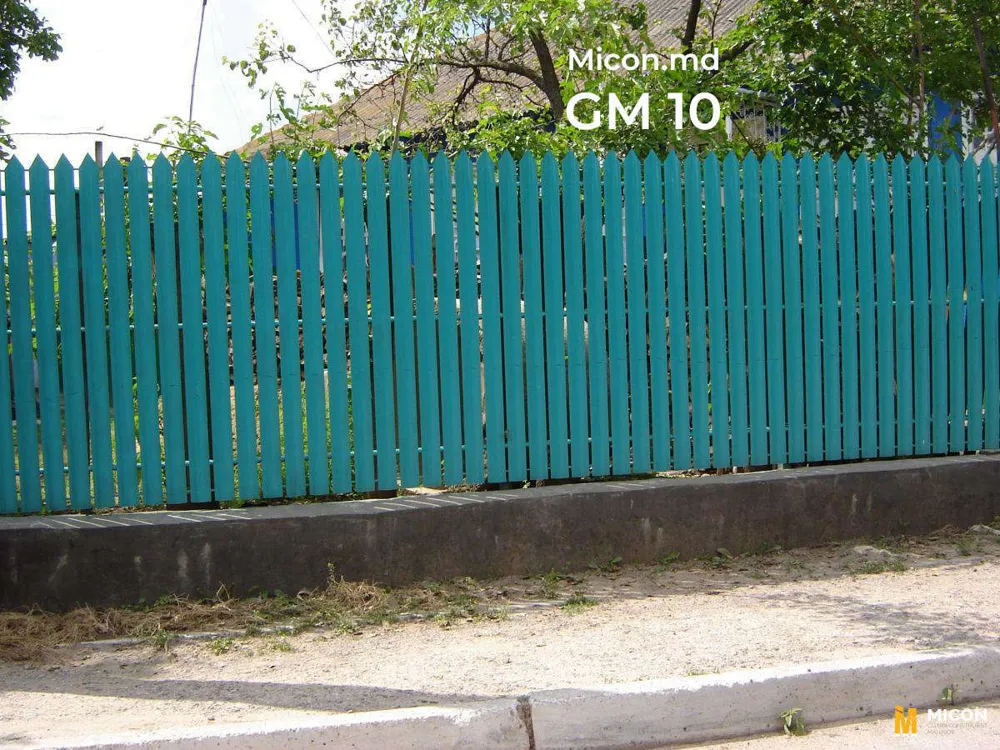 Garduri din ștachetă metalică · GM 10