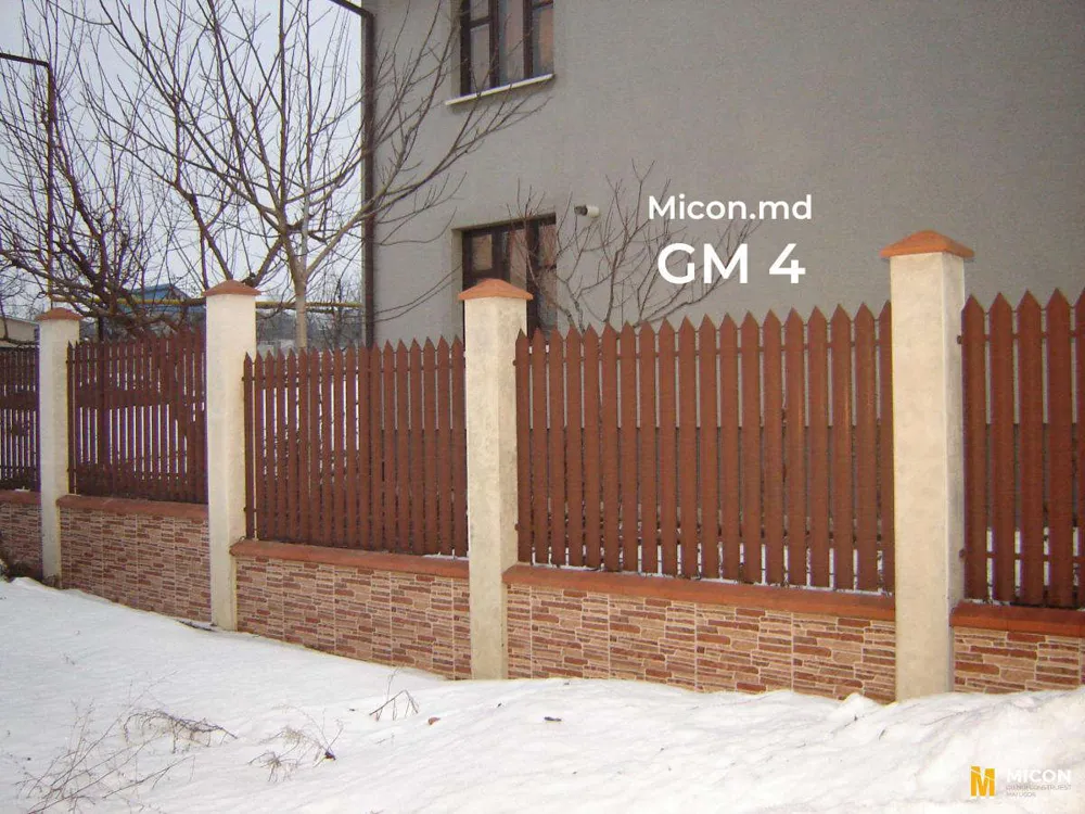 Garduri din ștachetă metalică · GM 4