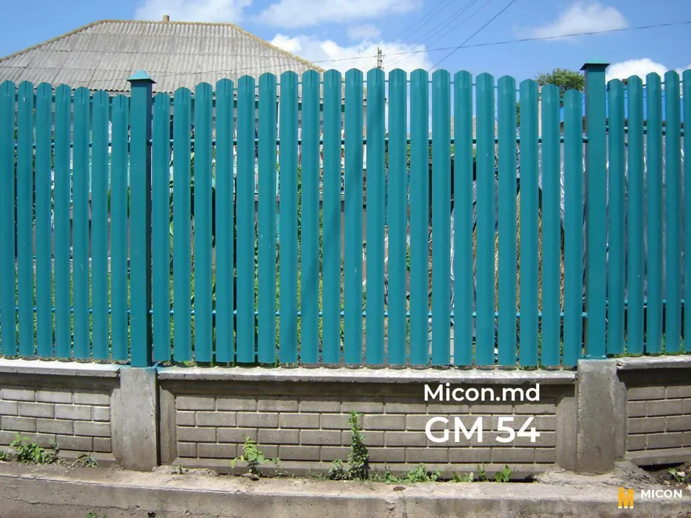 Garduri din ștachetă metalică · GM 54